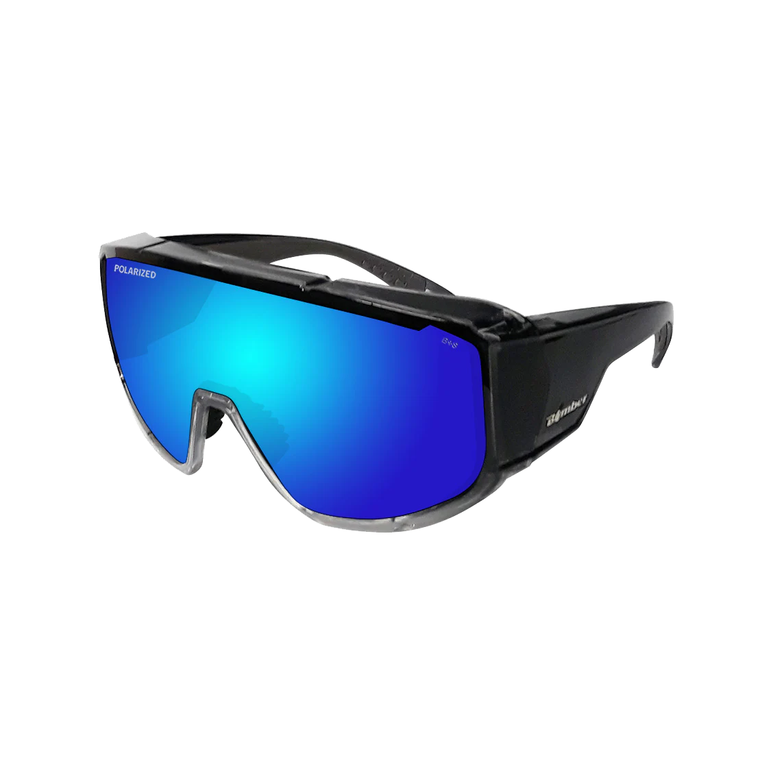 MG114ICE SM111 Smart Bomb Gafas de sol polarizadas oscuro con lente ahumado que flotan