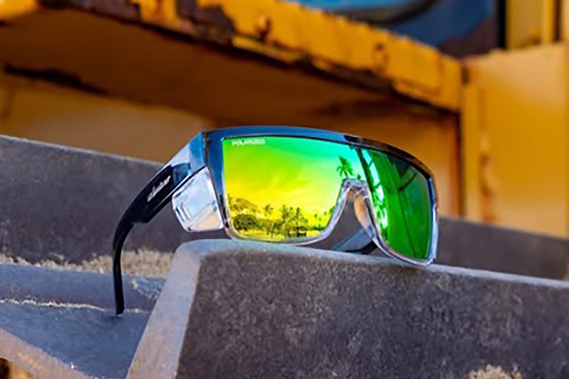 BZ114GM buzz bomb gafas seguridad ansi verde espejo maquinaria pesada Bomber Floating Eyewear Latin America